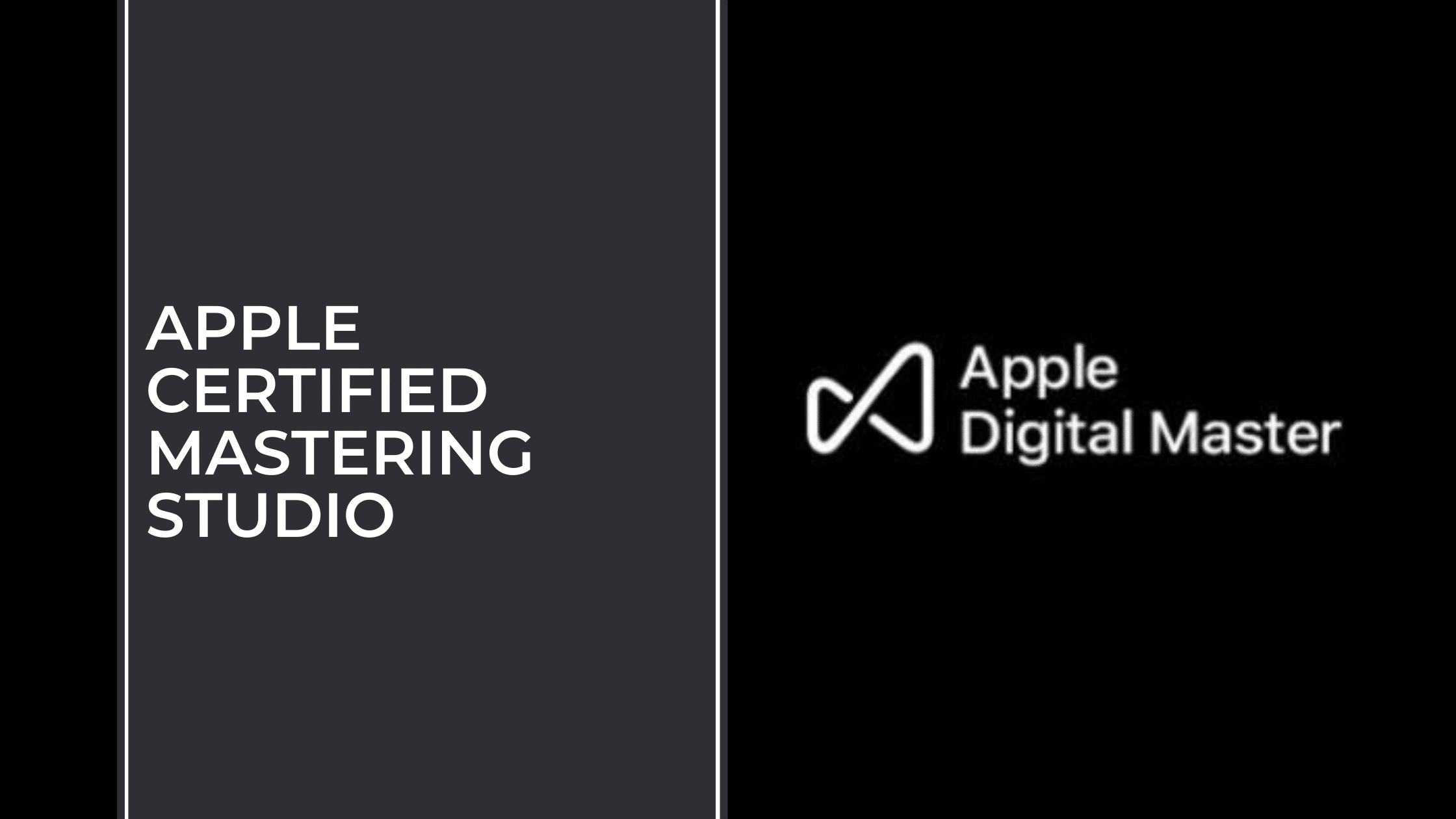 Apple Digital Masters Certified Mastering Studio