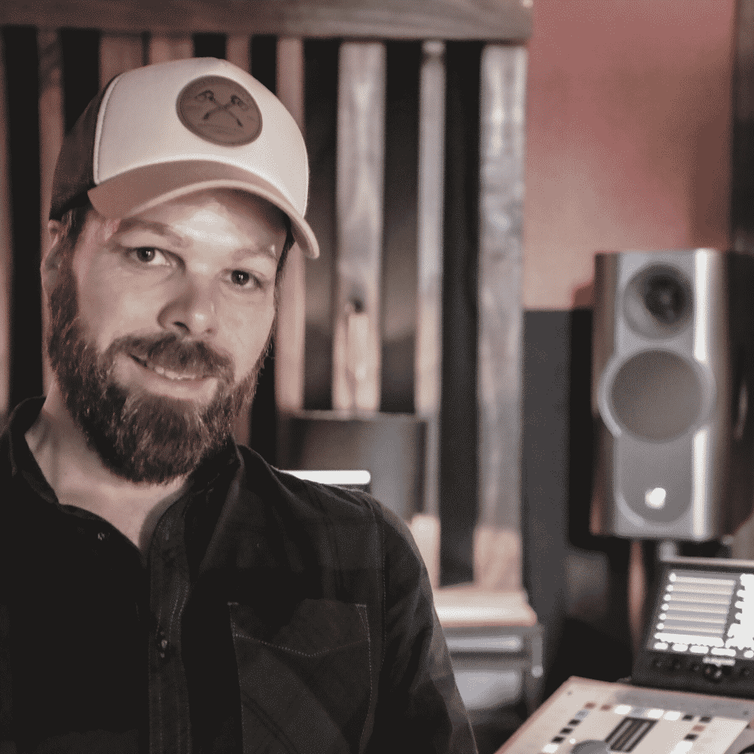 Cefe Flynn Mastering Engineer in his mastering studio